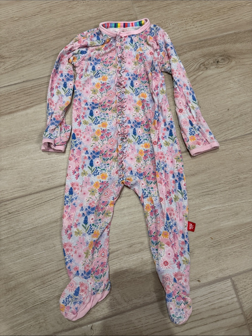 Magnetic Me Lily Modal Ruffle Footie